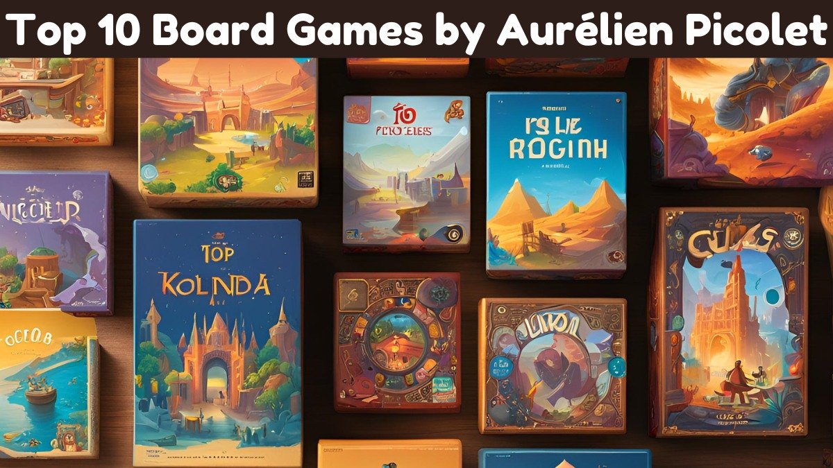 Aurélien Picolet is one of the best-known designers associated with innovative and strategic board games. His devises have attracted the hearts of most players around the world because of their unique themes, interesting mechanics, and game complexity. Here are ten of his top-classed and most praised board games: